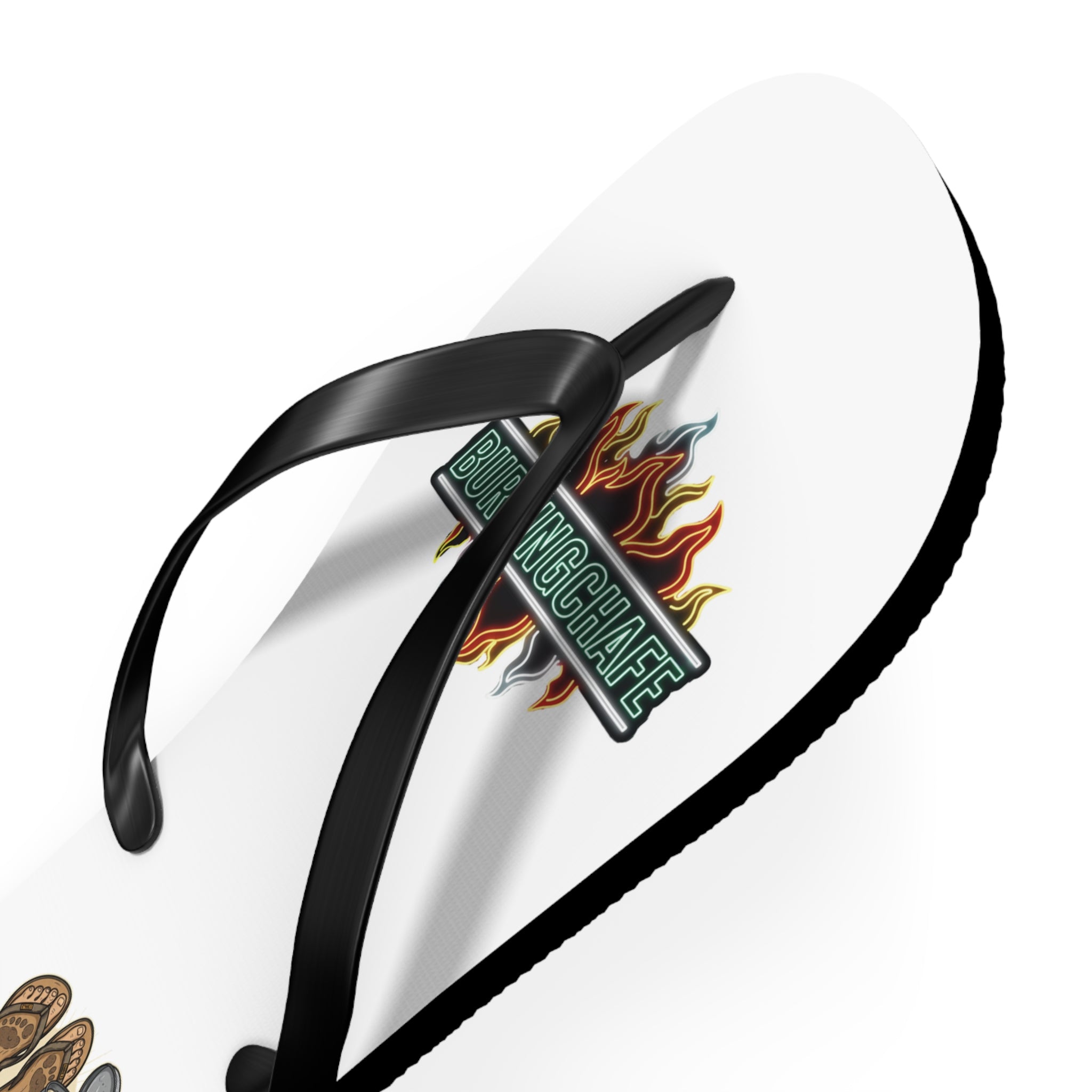 Custom Graphic Flip Flops for Summer Fun, Beach Vacation Sandals, Unique Footwear Gift, Pool Party Essentials, Personalized Summer Vibes