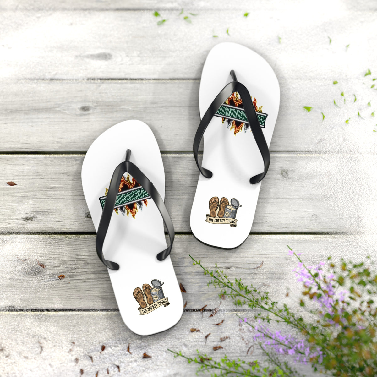 Custom Graphic Flip Flops for Summer Fun, Beach Vacation Sandals, Unique Footwear Gift, Pool Party Essentials, Personalized Summer Vibes