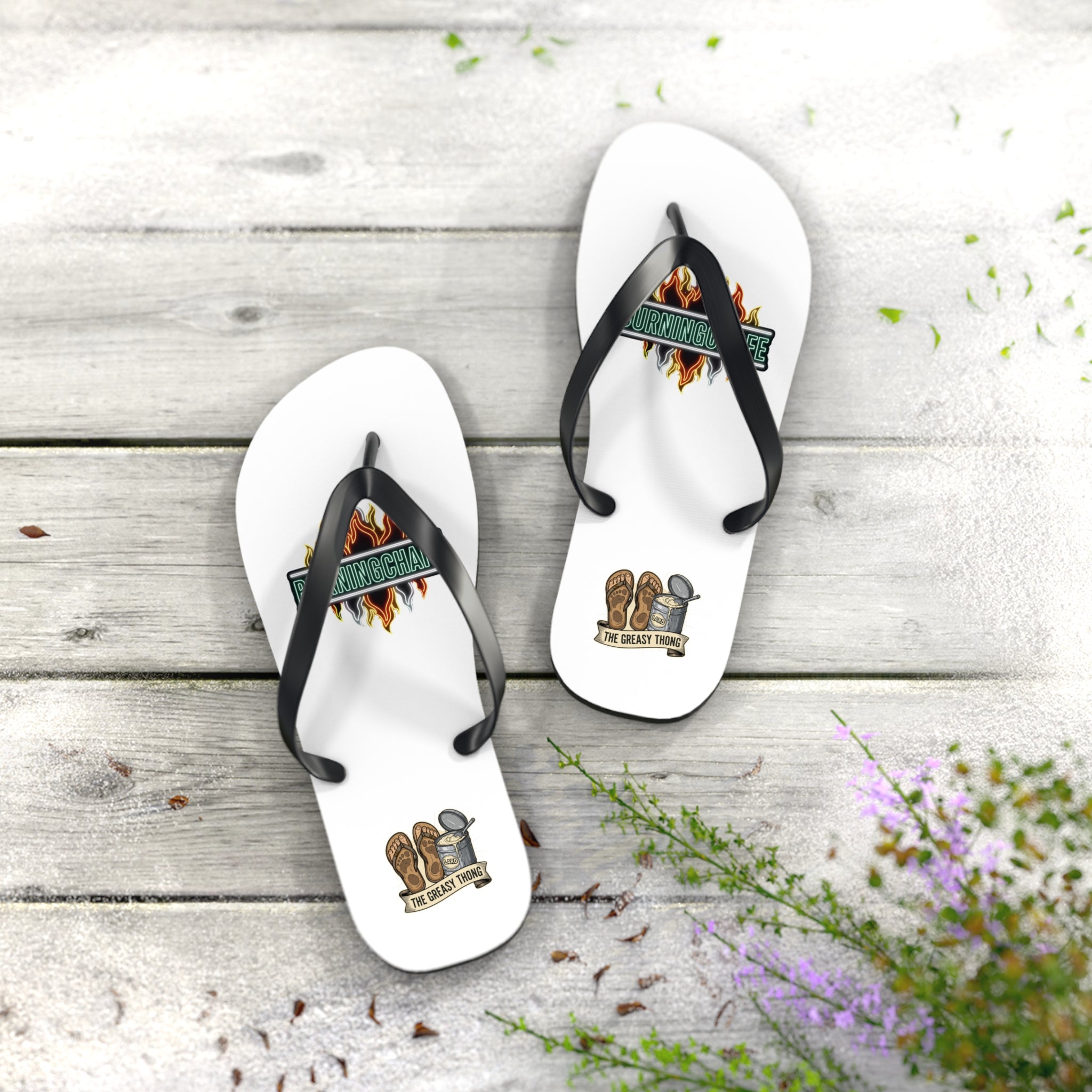 Custom Graphic Flip Flops for Summer Fun, Beach Vacation Sandals, Unique Footwear Gift, Pool Party Essentials, Personalized Summer Vibes