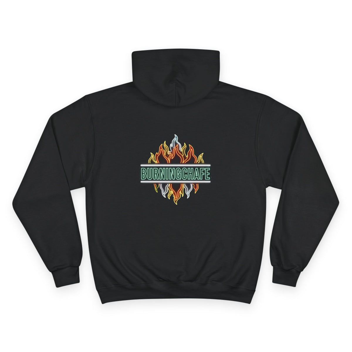 Champion Fire Graphic Hoodie, Cozy Casual Wear, Unique Gifts for Him/Her, Perfect for Everyday Comfort, Ideal for Cool Weather, [...]