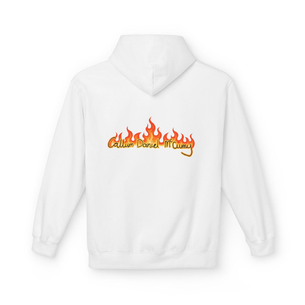 Hoodie — 'Golden Fleece Market' Retro Flame Graphic Pullover