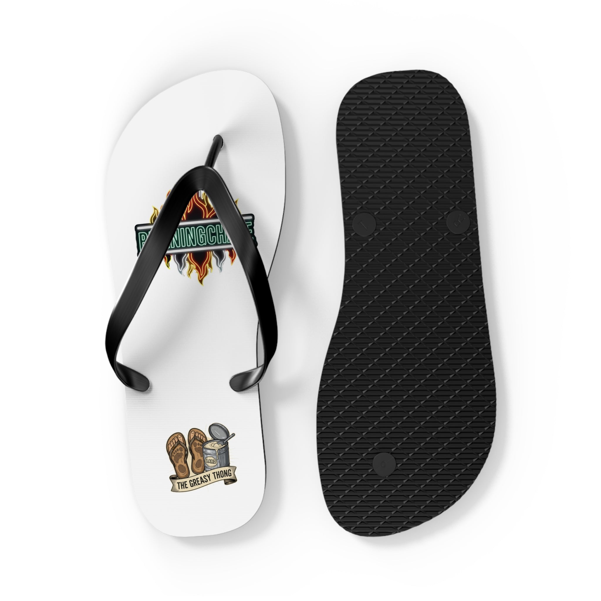 Custom Graphic Flip Flops for Summer Fun, Beach Vacation Sandals, Unique Footwear Gift, Pool Party Essentials, Personalized Summer Vibes