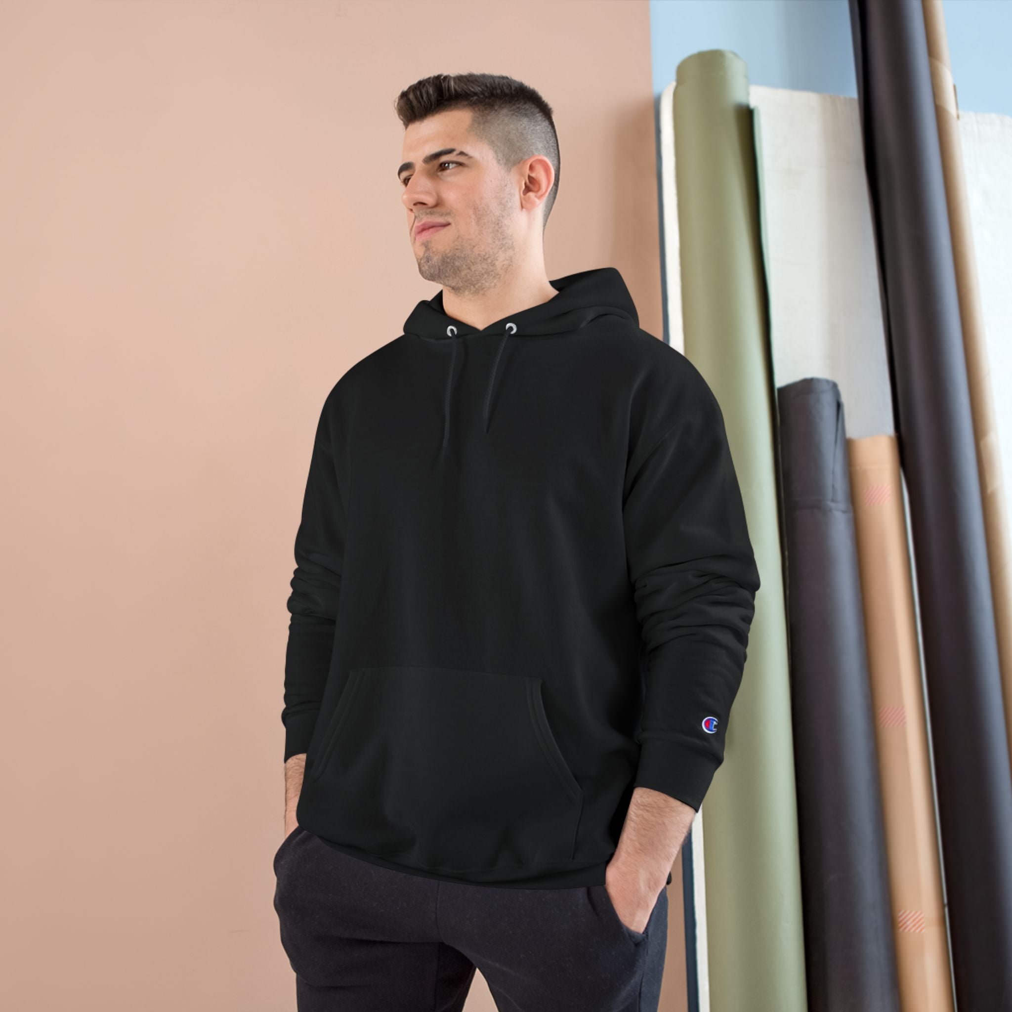 Champion Fire Graphic Hoodie, Cozy Casual Wear, Unique Gifts for Him/Her, Perfect for Everyday Comfort, Ideal for Cool Weather, [...]
