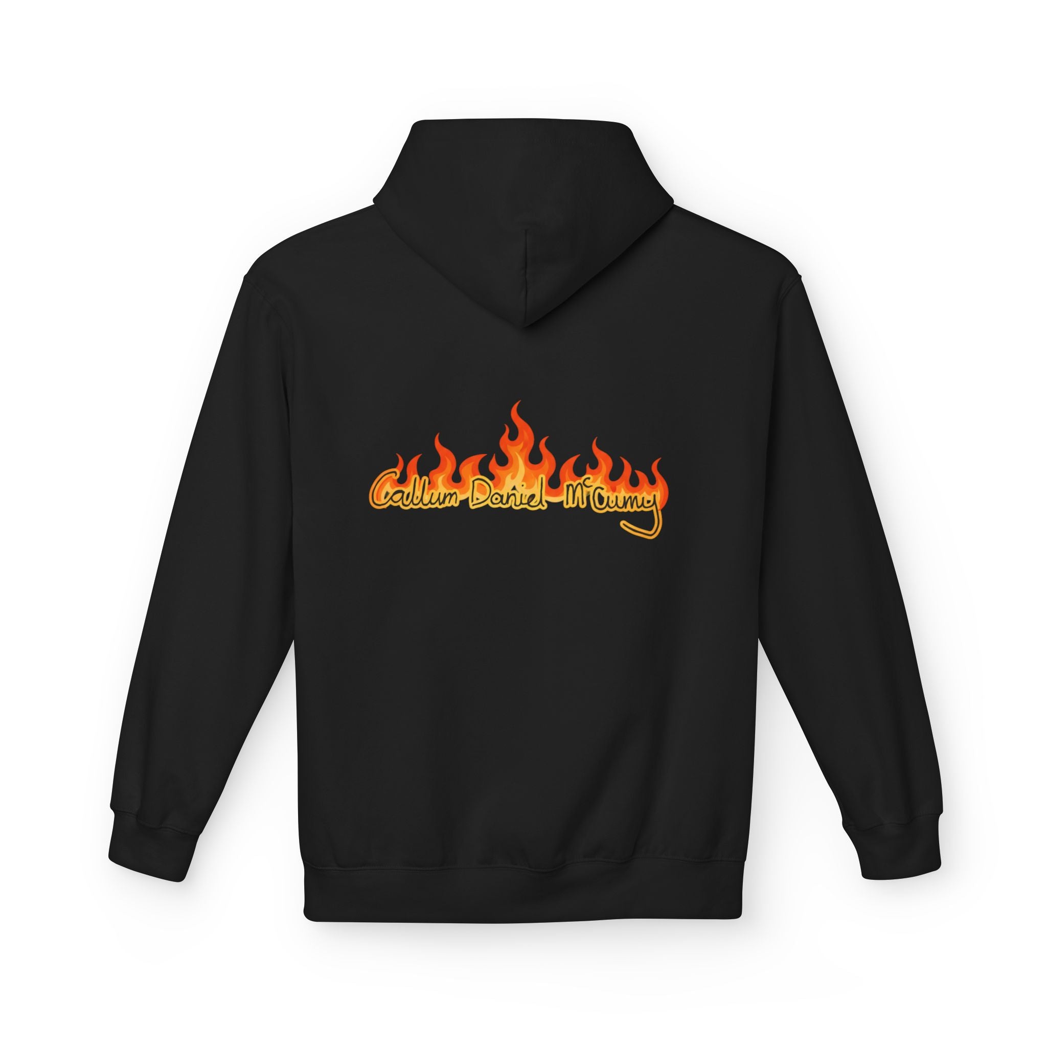 Hoodie — 'Golden Fleece Market' Retro Flame Graphic Pullover