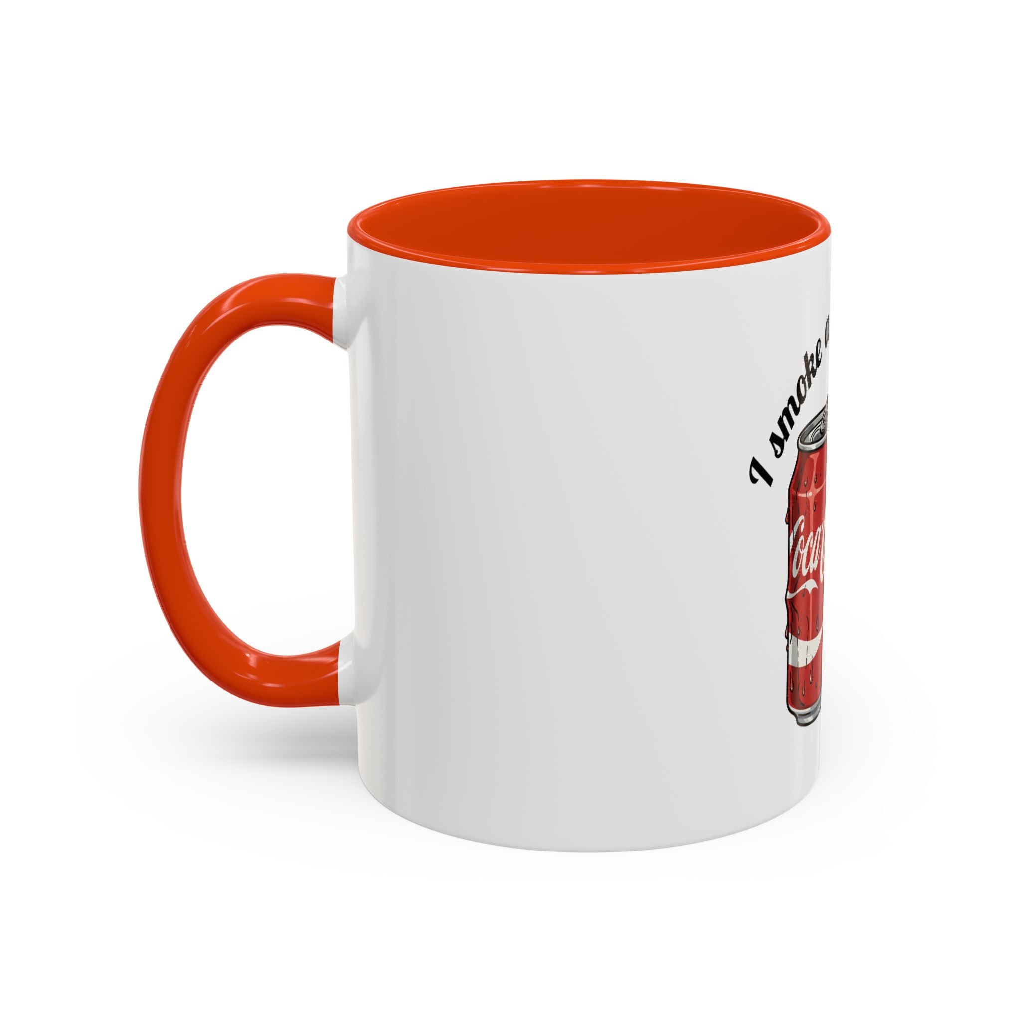 Ceramic Mug — "I Smoke a Packet a Day" Retro Soda & Cigarettes Graphic (11oz/15oz)