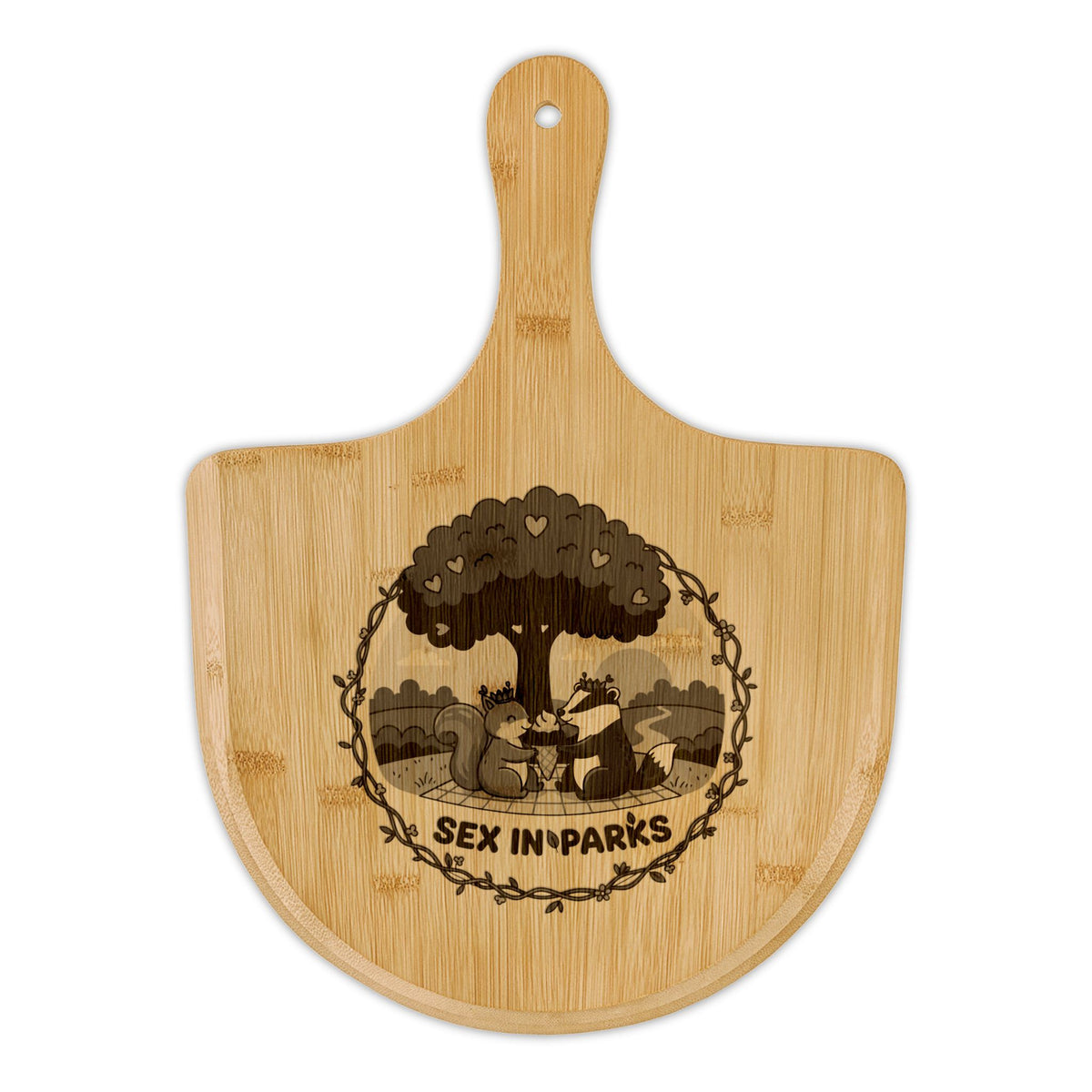 Bamboo Pizza Board (Engraving)